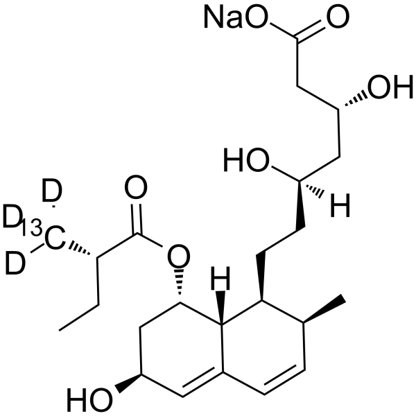 Pravastatin-13C,d3 sodium(Synonyms: CS-514-13C,d3 sodium)