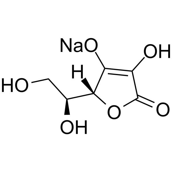 L-Ascorbic acid sodium salt Chemical Structure L-Ascorbic acid sodium salt(Synonyms: 维生素C钠; Sodium L-ascorbate; Vitamin C sodium salt)