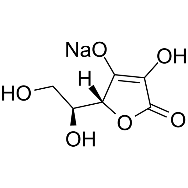 L-Ascorbic acid sodium salt(Synonyms: 维生素C钠; Sodium L-ascorbate; Vitamin C sodium salt)