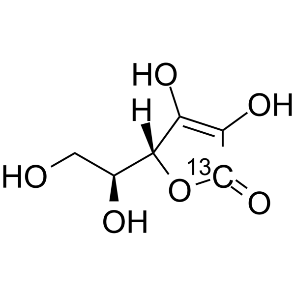 L-Ascorbic acid-13C(Synonyms: L-Ascorbate-13C;  Vitamin C-13C)