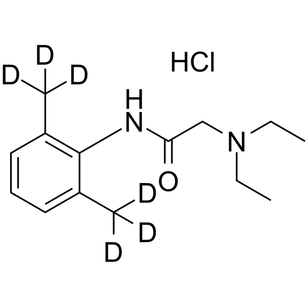 Lidocaine-d6 hydrochloride(Synonyms: Lignocaine-d6 hydrochloride)