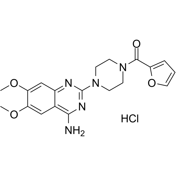 Prazosin hydrochloride(Synonyms: 哌唑嗪盐酸盐)