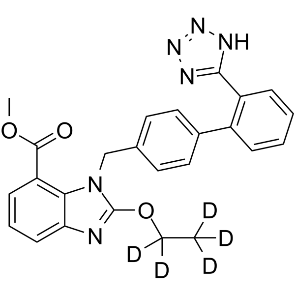 Candesartan-d5 Methyl Ester(Synonyms: 坎地沙坦甲酯 d5)