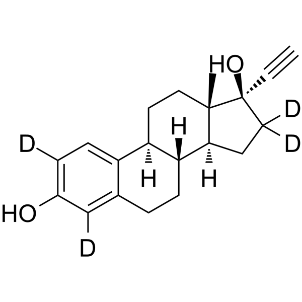 Ethynyl Estradiol-d4(Synonyms: 17α-Ethynylestradiol-d4;  Ethynylestradiol-d4)