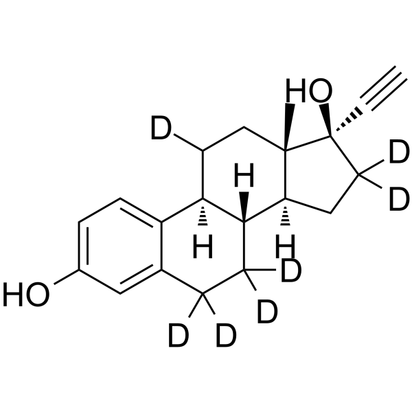 Ethynyl Estradiol-d7(Synonyms: 17α-Ethynylestradiol-d7;  Ethynylestradiol-d7)