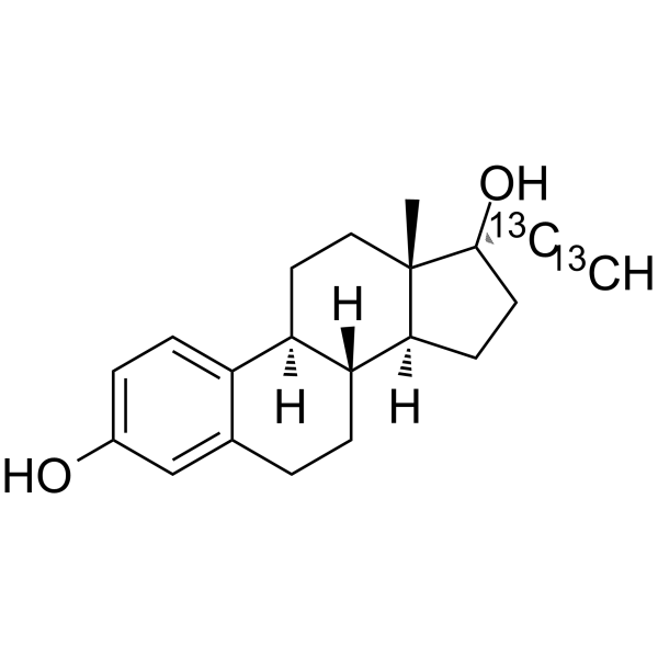 Ethynyl Estradiol-13C2(Synonyms: 17α-Ethynylestradiol-13C2;  Ethynylestradiol-13C2)