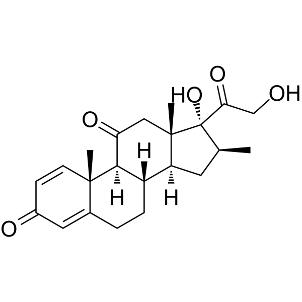 Meprednisone Chemical Structure Meprednisone(Synonyms: 泼尼松)