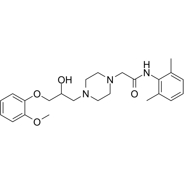 Ranolazine(Synonyms: 雷诺嗪; CVT 303;  RS 43285-003)