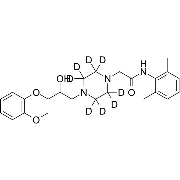 Ranolazine-d8(Synonyms: 雷诺嗪 d8)