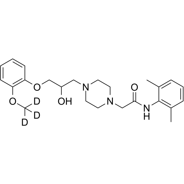 Ranolazine-d3(Synonyms: 雷诺嗪 d3)