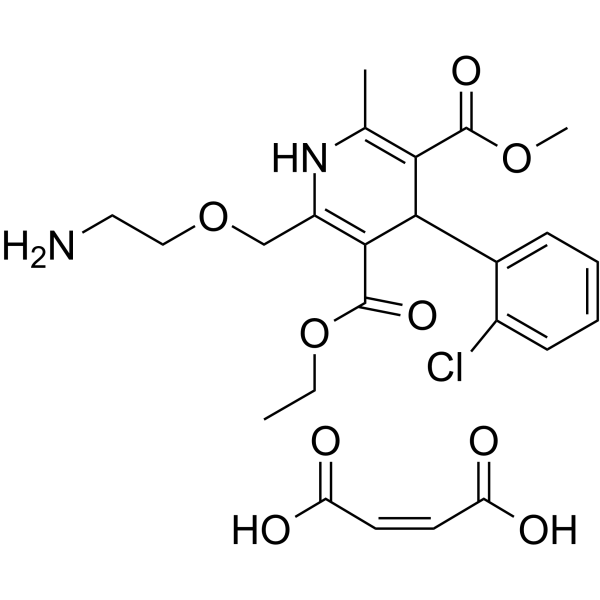 Amlodipine maleate(Synonyms: 马来酸氨氯地平)