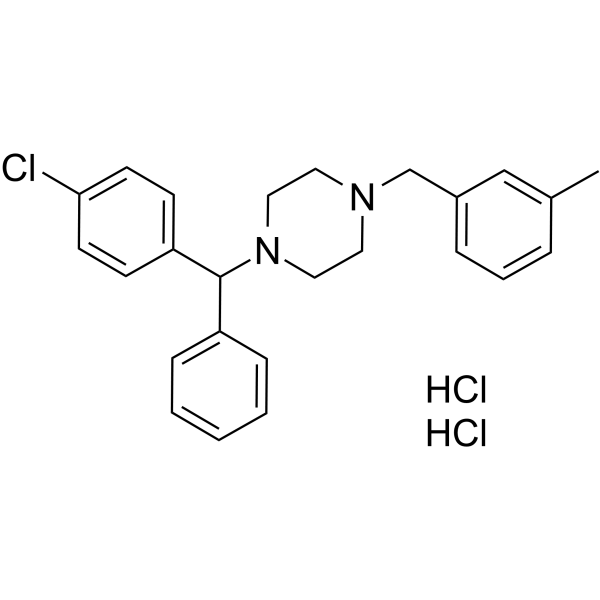 Meclizine dihydrochloride(Synonyms: 盐酸美克洛嗪; Meclozine dihydrochloride)