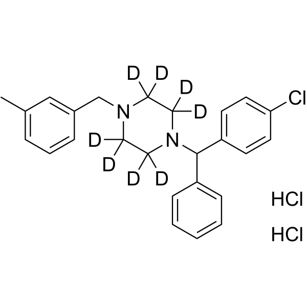 Meclizine-d8 dihydrochloride(Synonyms: Meclozine-d8 dihydrochloride)