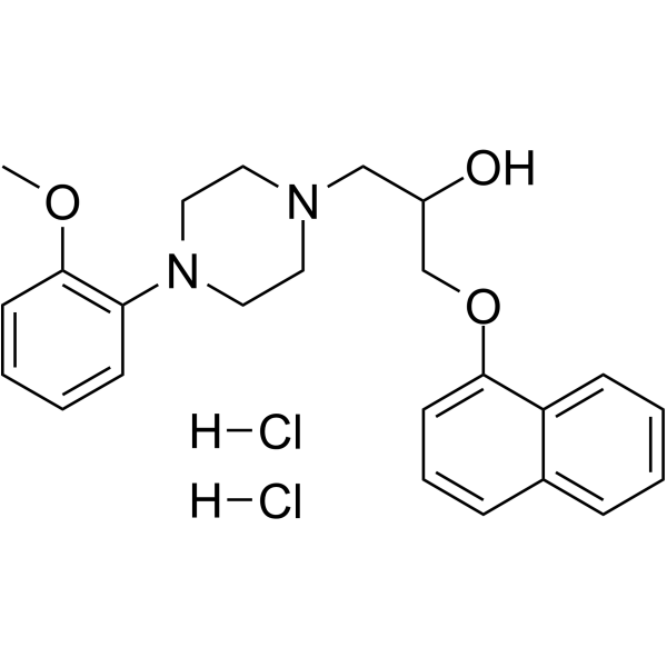 Naftopidil dihydrochloride(Synonyms: KT-611 dihydrochloride; BM-15275 dihydrochloride)
