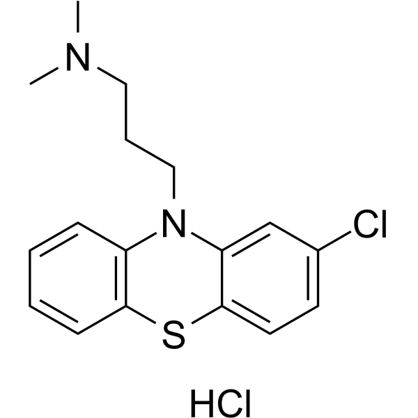 Chlorpromazine hydrochloride(Synonyms: 盐酸氯丙嗪)