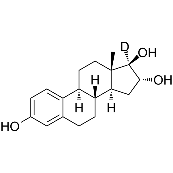 Estriol-d1 Chemical Structure Estriol-d1(Synonyms: 雌三醇 d1)