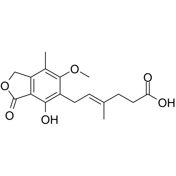 Mycophenolic acid(Synonyms: 霉酚酸; Mycophenolate)