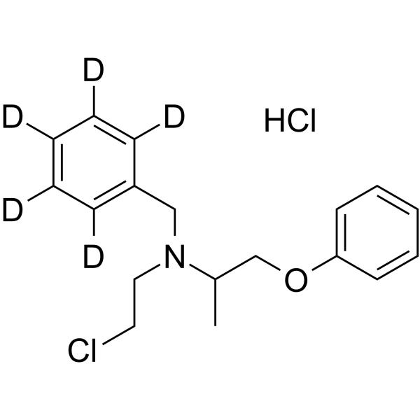 Phenoxybenzamine (benzyl-2,3,4,5,6-d5) (hydrochloride)(Synonyms: 盐酸酚苄明 d5) (盐酸盐))