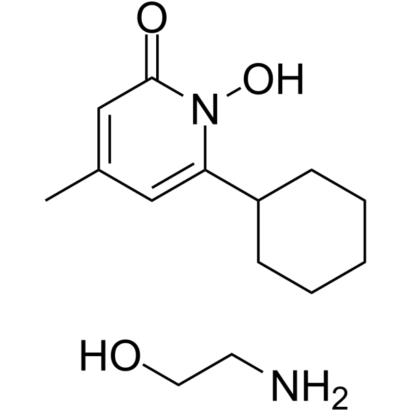 Ciclopirox olamine(Synonyms: 环吡酮乙醇胺盐; Ciclopirox ethanolamine;  HOE 296)