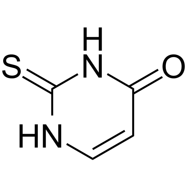 2-Thiouracil Chemical Structure 2-Thiouracil(Synonyms: 2-硫脲嘧啶; Thiouracil)