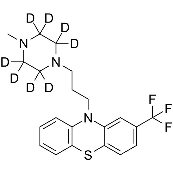 Trifluoperazine D8 Chemical Structure Trifluoperazine D8