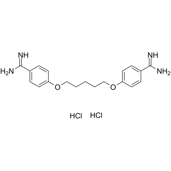 Pentamidine dihydrochloride(Synonyms: 喷他脒二盐酸盐; MP-601205 dihydrochloride)