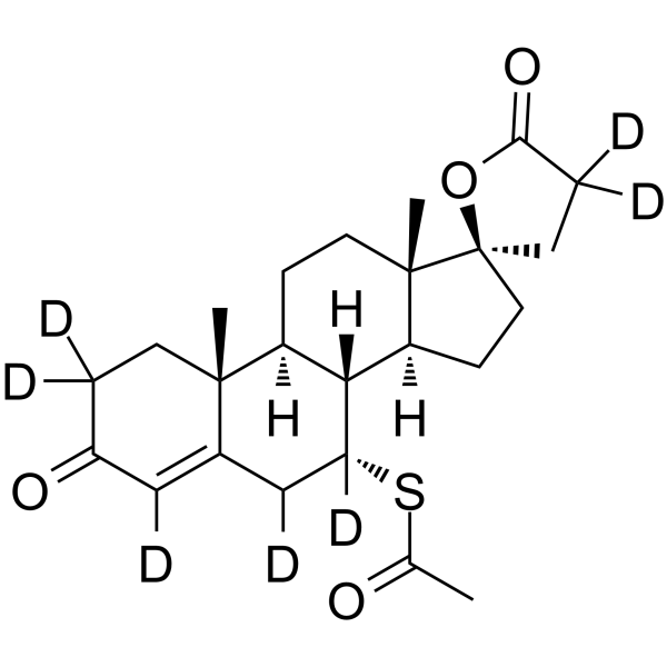 Spironolactone-d7 Chemical Structure Spironolactone-d7(Synonyms: SC9420-d7)