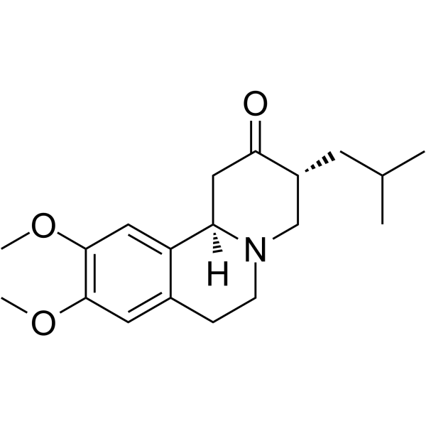 (+)-Tetrabenazine(Synonyms: (+)-丁苯那嗪; (+)-TBZ;  (3R,11bR)-TBZ;  (3R,11bR)-Tetrabenazine)
