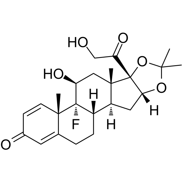 Triamcinolone acetonide Chemical Structure Triamcinolone acetonide