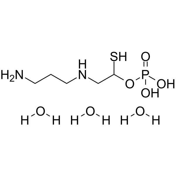Amifostine trihydrate Chemical Structure Amifostine trihydrate(Synonyms: WR2721 trihydrate)
