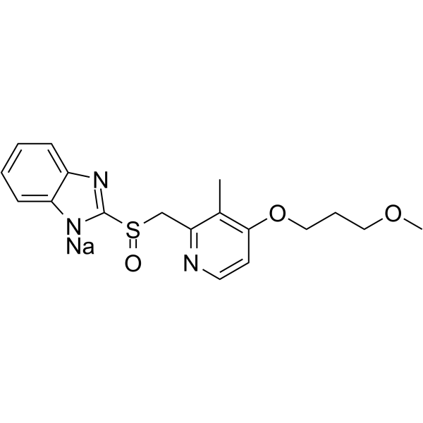 Rabeprazole sodium(Synonyms: 雷贝拉唑钠; LY307640 sodium)