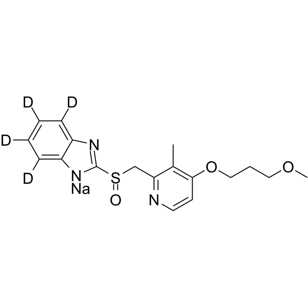 Rabeprazole-d4 sodium(Synonyms: LY307640-d4 sodium)