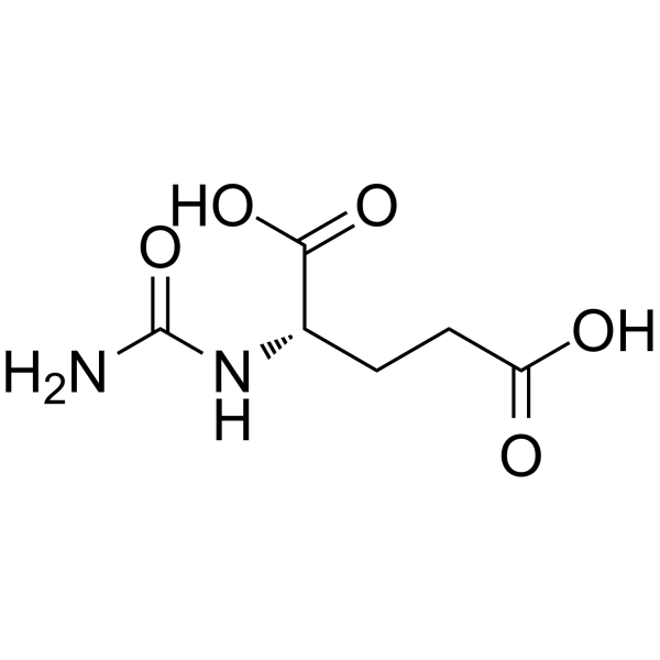 Carglumic Acid Chemical Structure Carglumic Acid(Synonyms: N-Carbamyl-L-glutamic acid)