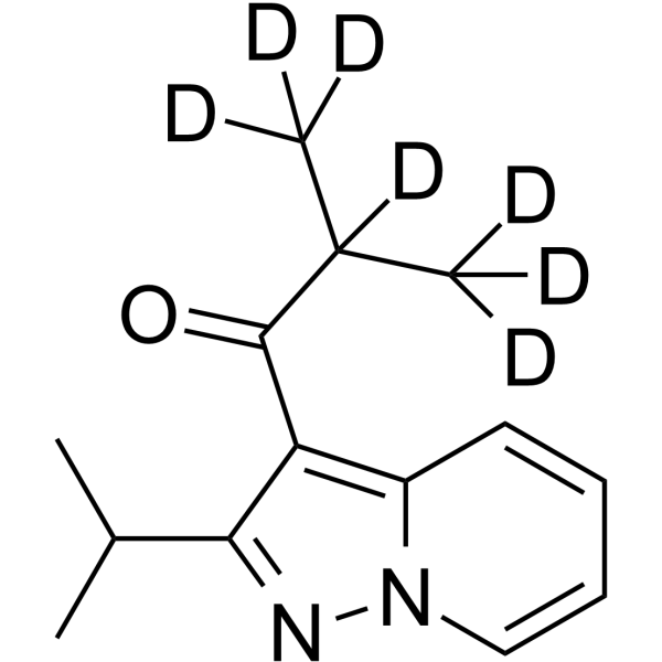 Ibudilast-d7 Chemical Structure Ibudilast-d7(Synonyms: 异丁司特 d7)