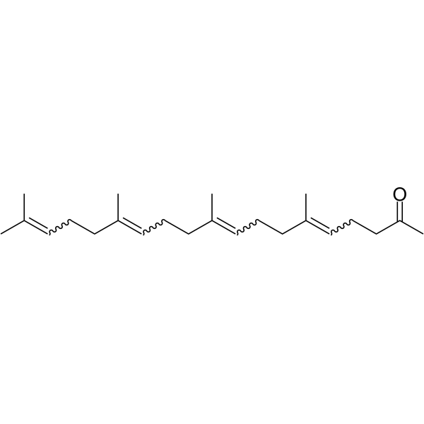 Teprenone(Synonyms: 替普瑞酮; Geranylgeranylacetone)