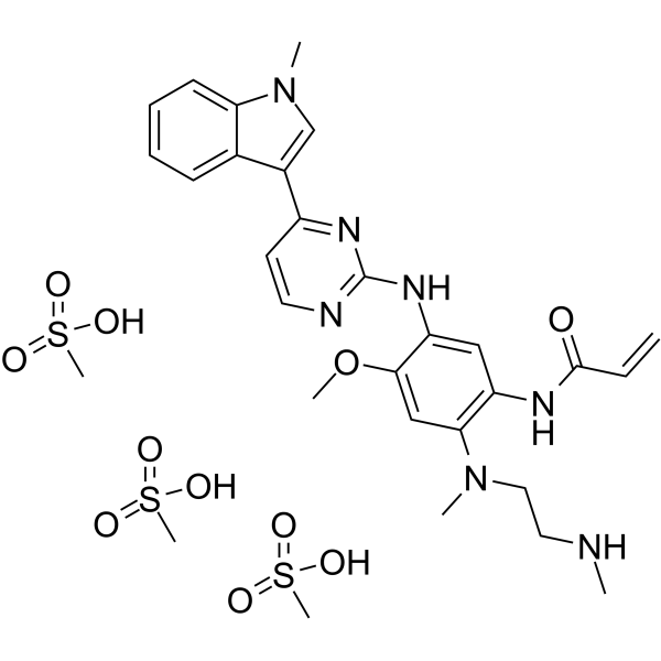 AZ7550 Mesylate(Synonyms: AZ7550 trimesylate salt)