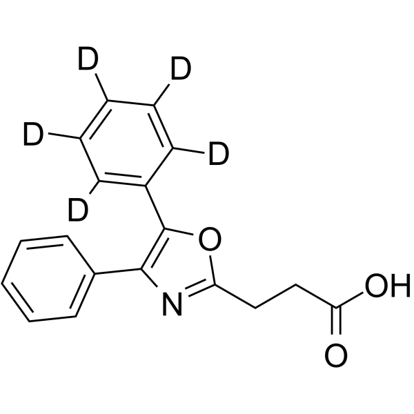 Oxaprozin-d5(Synonyms: Oxaprozinum-d5;  Wy21743-d5)