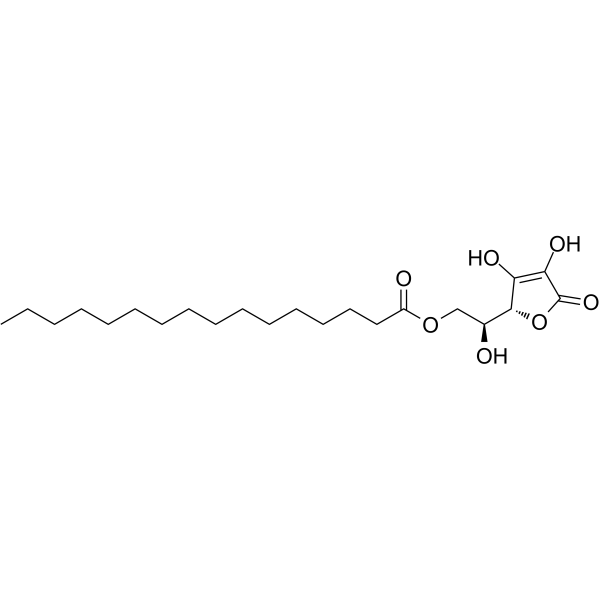 Ascorbyl palmitate(Synonyms: 抗坏血酸棕榈酸酯; L-Ascorbic acid 6-hexadecanoate;  6-O-Palmitoyl-L-ascorbic acid)