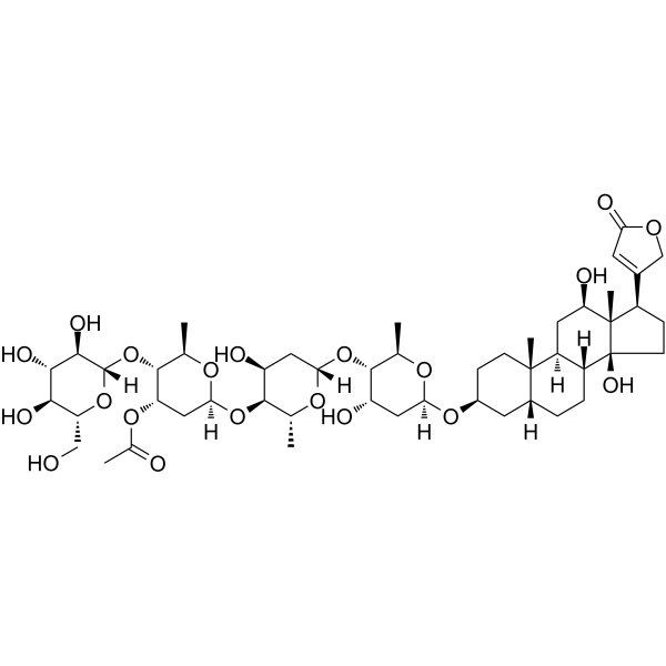 Lanatoside C(Synonyms: 毛花甙丙)