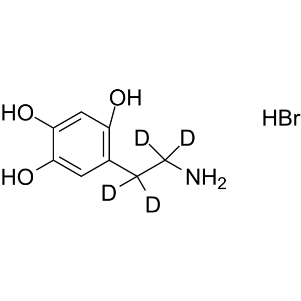 Oxidopamine-d4 hydrobromide Chemical Structure Oxidopamine-d4 hydrobromide(Synonyms: 6-Hydroxydopamine-d4 hydrobromide; 6-OHDAd4 hydrobromide)