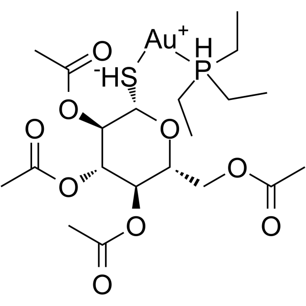 Auranofin(Synonyms: 醋硫葡金; SKF-39162)