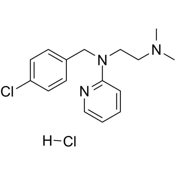 Chloropyramine hydrochloride Chemical Structure Chloropyramine hydrochloride