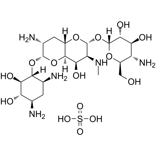 Apramycin sulfate(Synonyms: 硫酸安普霉素; Nebramycin II sulfate)