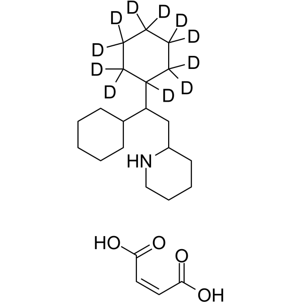Perhexiline-d11 maleate(Synonyms: 马来酸哌克昔林 d11 (马来酸盐))