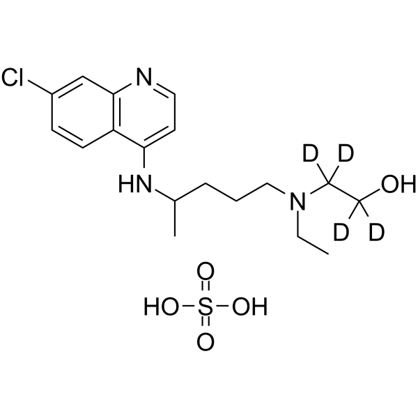 Hydroxychloroquine-d4 sulfate(Synonyms: HCQ-d4 sulfate)
