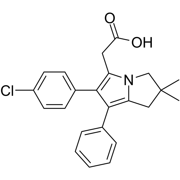 Licofelone Chemical Structure Licofelone(Synonyms: ML-3000)