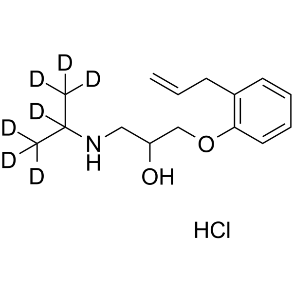 Alprenolol-d7 hydrochloride(Synonyms: (RS)-Alprenolol-d7 hydrochloride;  dl-Alprenolol-d7(hydrochloride))