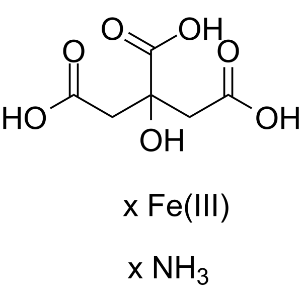 Ammonium iron(III) citrate(Synonyms: 柠檬酸铁 (III) 铵; Ammonium ferric citrate;  FAC)