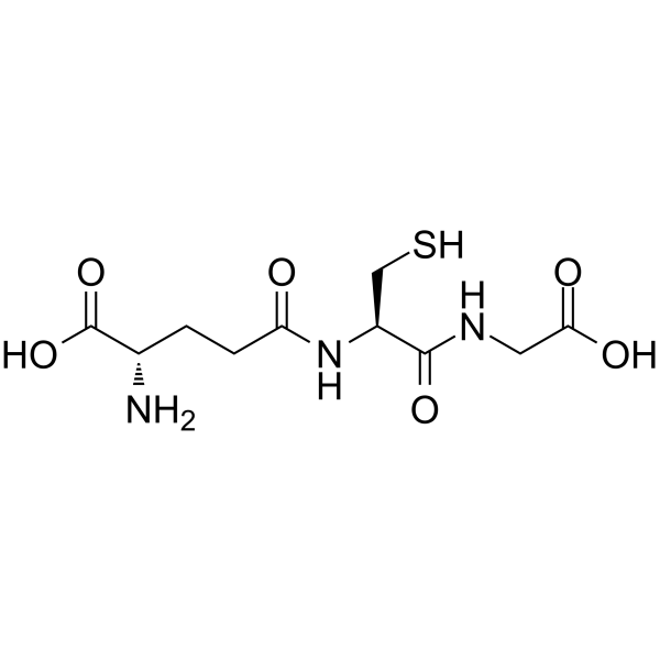 L-Glutathione reduced(Synonyms: 还原型谷胱甘肽; GSH;  γ-L-Glutamyl-L-cysteinyl-glycine)