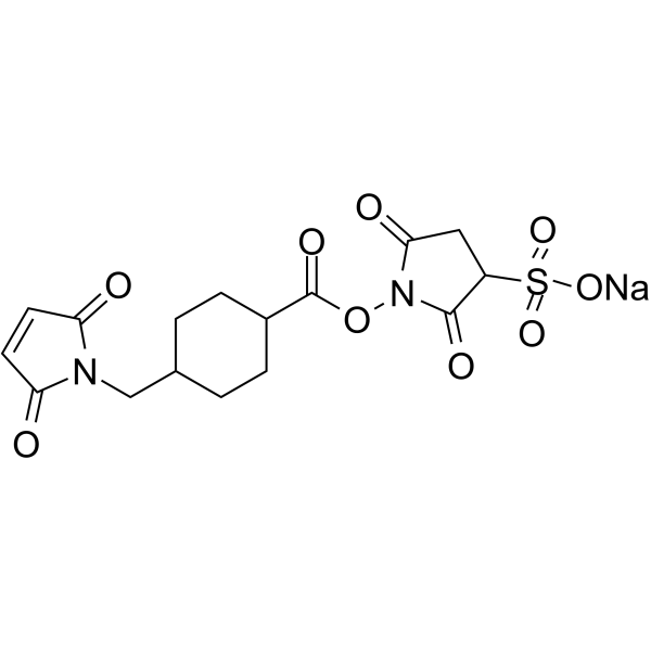 Sulfo-SMCC sodium Chemical Structure Sulfo-SMCC sodium